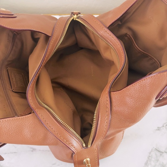 Coach Edie 31 Pebbled Leather Shoulder Bag 57125 - Picture 15 of 16